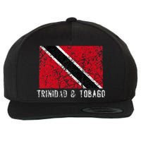 Trinidad And Tobago Distressed Caribbean Wool Snapback Cap