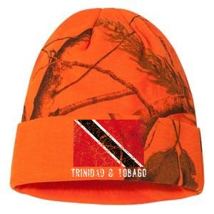 Trinidad And Tobago Distressed Caribbean Kati Licensed 12" Camo Beanie