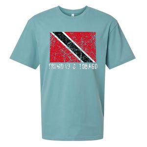 Trinidad And Tobago Distressed Caribbean Sueded Cloud Jersey T-Shirt