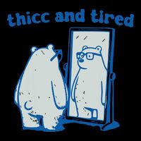 Thicc And Tired Bear Backpack