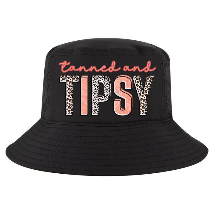 Tanned And Tipsy Summer Funny Beach Taned And Tipsy Summer Tip Cool Comfort Performance Bucket Hat
