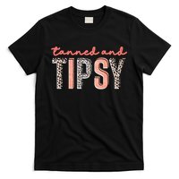 Tanned And Tipsy Summer Funny Beach Taned And Tipsy Summer Tip T-Shirt