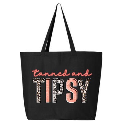 Tanned And Tipsy Summer Funny Beach Taned And Tipsy Summer Tip 25L Jumbo Tote