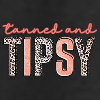 Tanned And Tipsy Summer Funny Beach Taned And Tipsy Summer Tip 25L Jumbo Tote