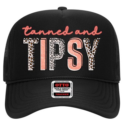 Tanned And Tipsy Summer Funny Beach Taned And Tipsy Summer Tip Hat