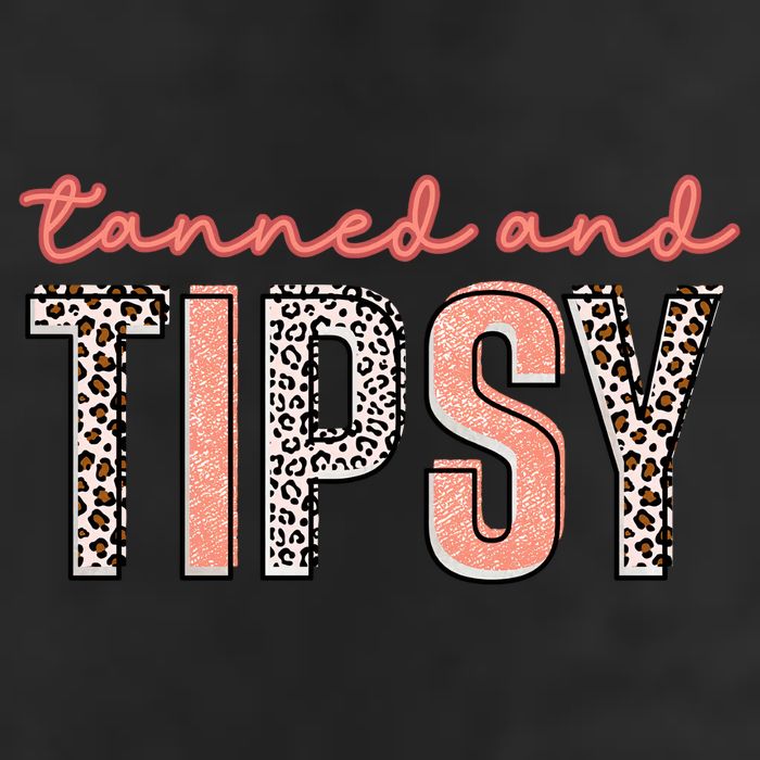 Tanned And Tipsy Summer Funny Beach Taned And Tipsy Summer Tip Hat