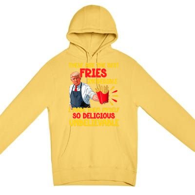 These Are The Best Fries Incredible So Delicious Trump Premium Pullover Hoodie