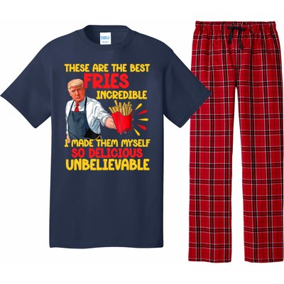 These Are The Best Fries Incredible So Delicious Trump Pajama Set