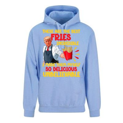 These Are The Best Fries Incredible So Delicious Trump Unisex Surf Hoodie