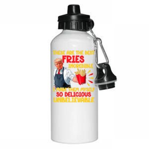 These Are The Best Fries Incredible So Delicious Trump Aluminum Water Bottle