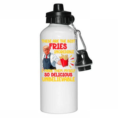 These Are The Best Fries Incredible So Delicious Trump Aluminum Water Bottle 