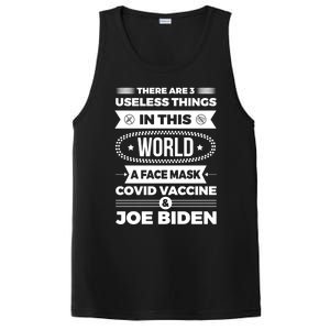 There Are Three Useless Things In This World Quote Funny Gift PosiCharge Competitor Tank