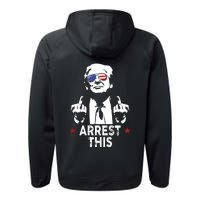 Trump Arrest This On Back Performance Fleece Hoodie