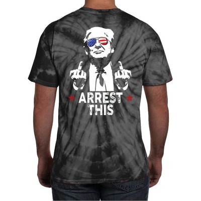 Trump Arrest This On Back Tie-Dye T-Shirt