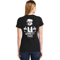 Trump Arrest This On Back Women's T-Shirt