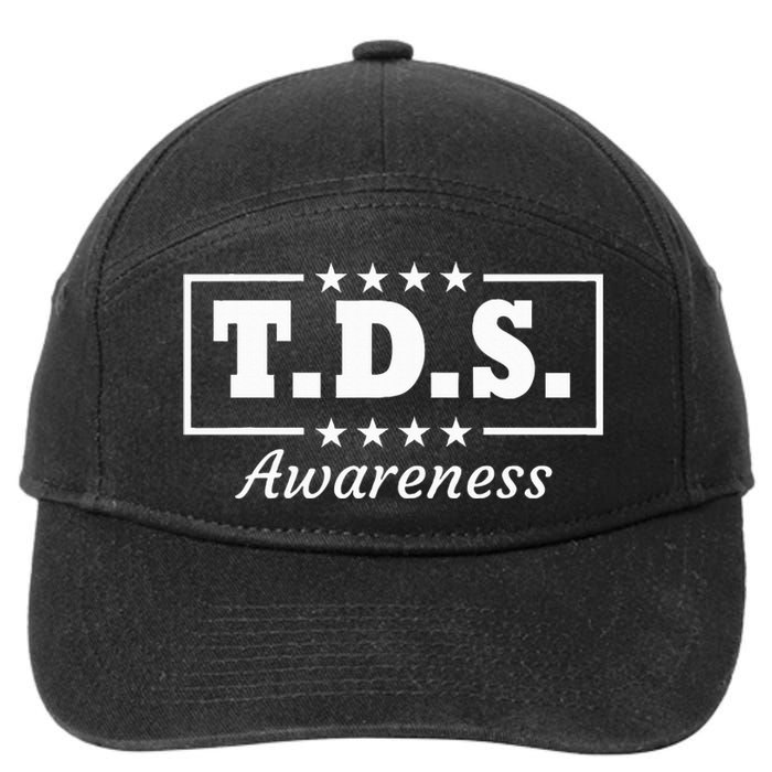 Tds Awareness Trump Wins 2024 45 & 47 7-Panel Snapback Hat