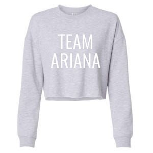 Team Ariana Cropped Pullover Crew