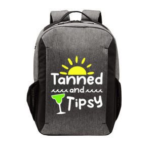 Tanned And Tipsy Sunshine Beach Margarita Meaningful Gift Vector Backpack