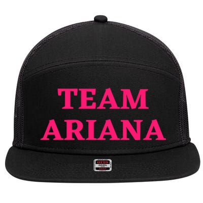 Team Ariana 7 Panel Mesh Trucker Snapback Hat