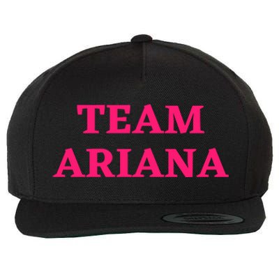 Team Ariana Wool Snapback Cap