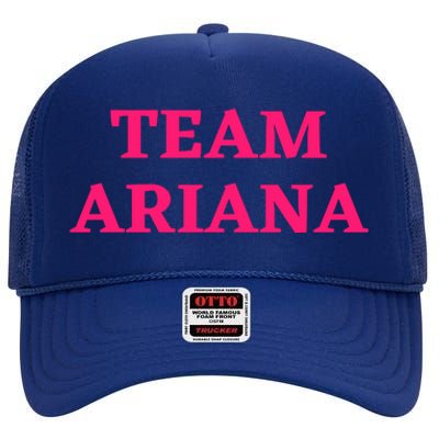 Team Ariana High Crown Mesh Back Trucker Hat