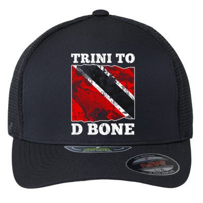 Trinidad And Tobago Flaggift Trini To D Bone Great Gift Flexfit Unipanel Trucker Cap