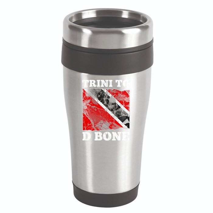 Trinidad And Tobago Flaggift Trini To D Bone Great Gift 16oz Travel Tumbler
