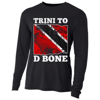 Trinidad And Tobago Flaggift Trini To D Bone Great Gift Cooling Performance Long Sleeve Crew