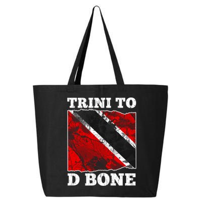 Trinidad And Tobago Flaggift Trini To D Bone Great Gift 25L Jumbo Tote