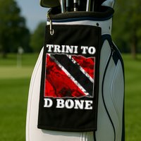 Trinidad And Tobago Flaggift Trini To D Bone Great Gift Golf Towel