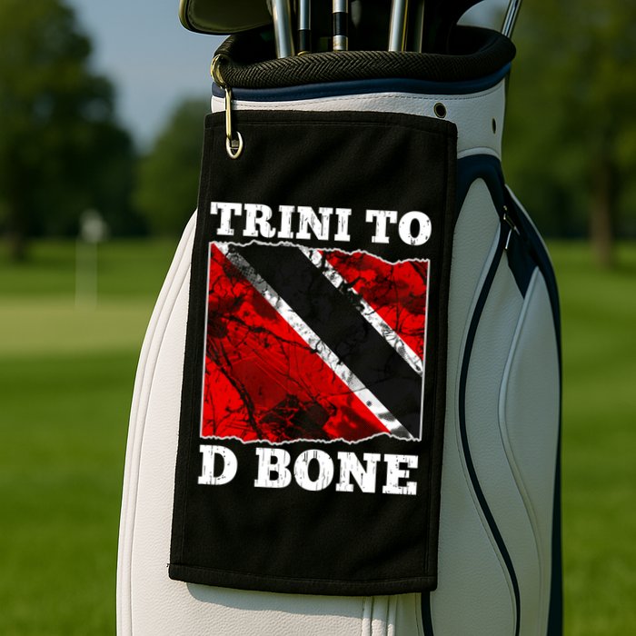 Trinidad And Tobago Flaggift Trini To D Bone Great Gift Golf Towel