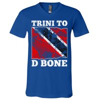 Trinidad And Tobago Flaggift Trini To D Bone Great Gift V-Neck T-Shirt