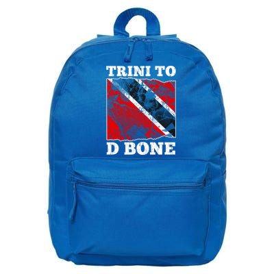 Trinidad And Tobago Flaggift Trini To D Bone Great Gift 16 in Basic Backpack