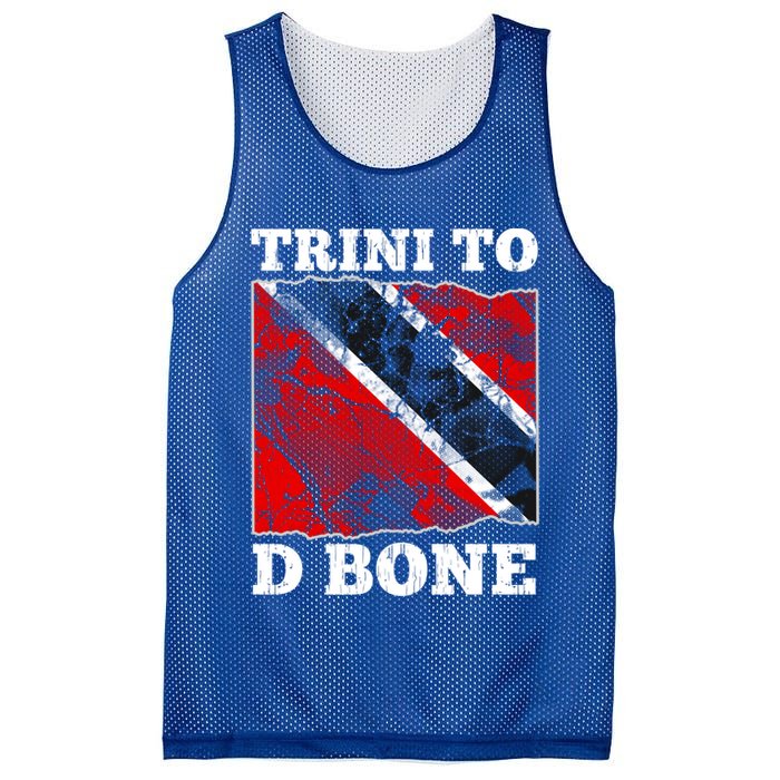 Trinidad And Tobago Flaggift Trini To D Bone Great Gift Mesh Reversible Basketball Jersey Tank