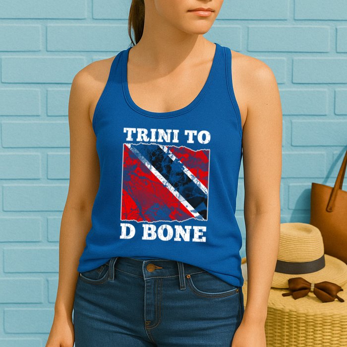 Trinidad And Tobago Flaggift Trini To D Bone Great Gift Womens Tank Top
