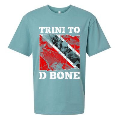 Trinidad And Tobago Flaggift Trini To D Bone Great Gift Sueded Cloud Jersey T-Shirt