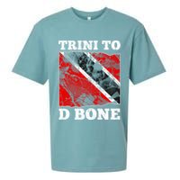 Trinidad And Tobago Flaggift Trini To D Bone Great Gift Sueded Cloud Jersey T-Shirt