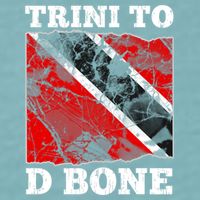 Trinidad And Tobago Flaggift Trini To D Bone Great Gift Sueded Cloud Jersey T-Shirt