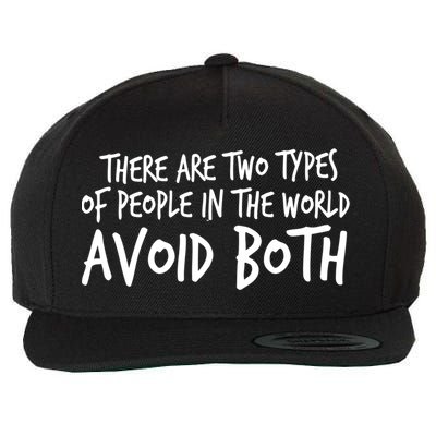 There Are Two Types Of People In The World By Raytee Great Gift Wool Snapback Cap
