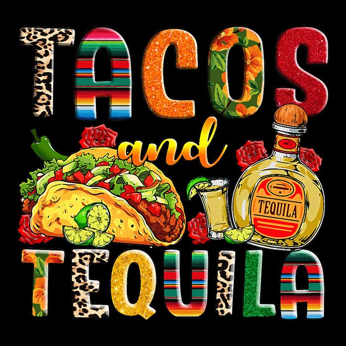 Tacos And Tequila Funny Drinking Taco Mexican Food Lover City Backpack