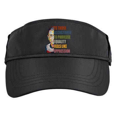 Those Accustomed To Privilege Equality Feels Live Oppression Adult Drive Performance Visor