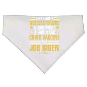 There Are Three Useless Things In This Worldgreat Giftsarcasm Saying Gift USA-Made Doggie Bandana