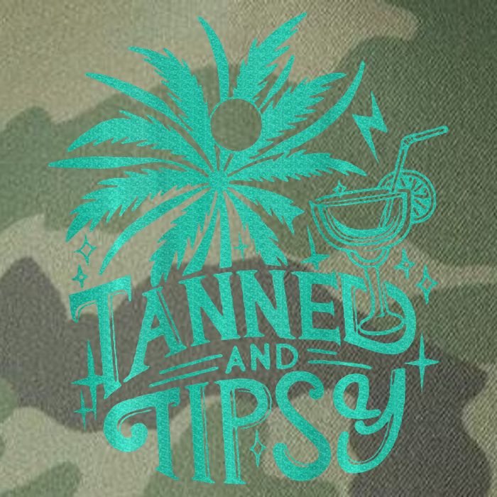 Tanned And Tipsy Beach Summer Legacy Tie Dye Trucker Hat