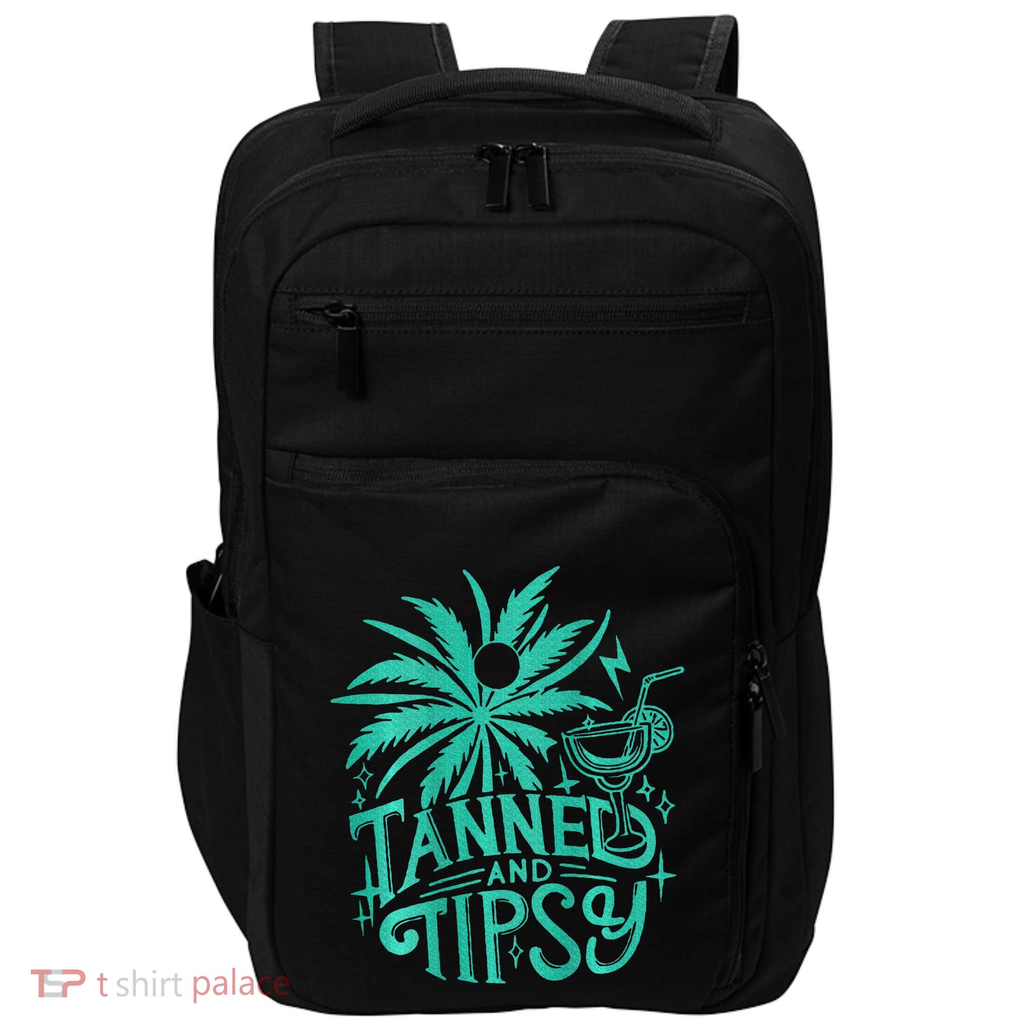 Tanned And Tipsy Beach Summer Impact Tech Backpack