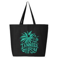 Tanned And Tipsy Beach Summer 25L Jumbo Tote