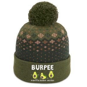 The Ability To Fall Burpee Avocado Weightlifting The Baniff Cuffed Pom Beanie