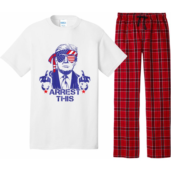 Trump Arrest This Funny Trump 2024 Convicted Felon Pajama Set