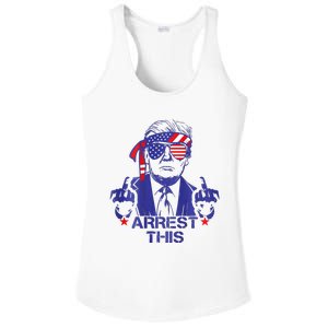 Trump Arrest This Funny Trump 2024 Convicted Felon Ladies PosiCharge Competitor Racerback Tank