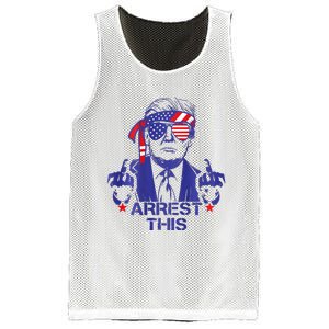 Trump Arrest This Funny Trump 2024 Convicted Felon Mesh Reversible Basketball Jersey Tank