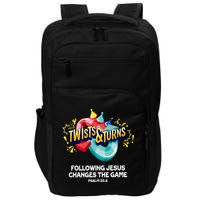 Twists And Turns VBS Follow Jesus Change The Games Impact Tech Backpack